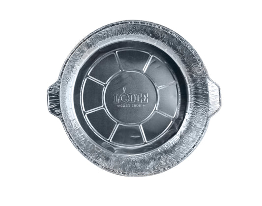 Inside view of liner with Lodge branding in the middle.