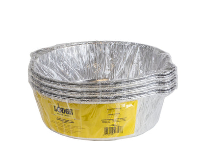 Pack of 12 aluminon liners with yellow label and clear packaging.