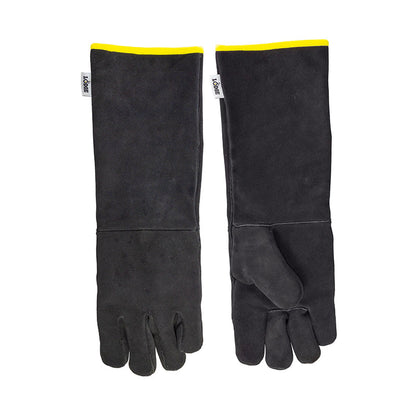 A pair of gloves, display the top and bottom.