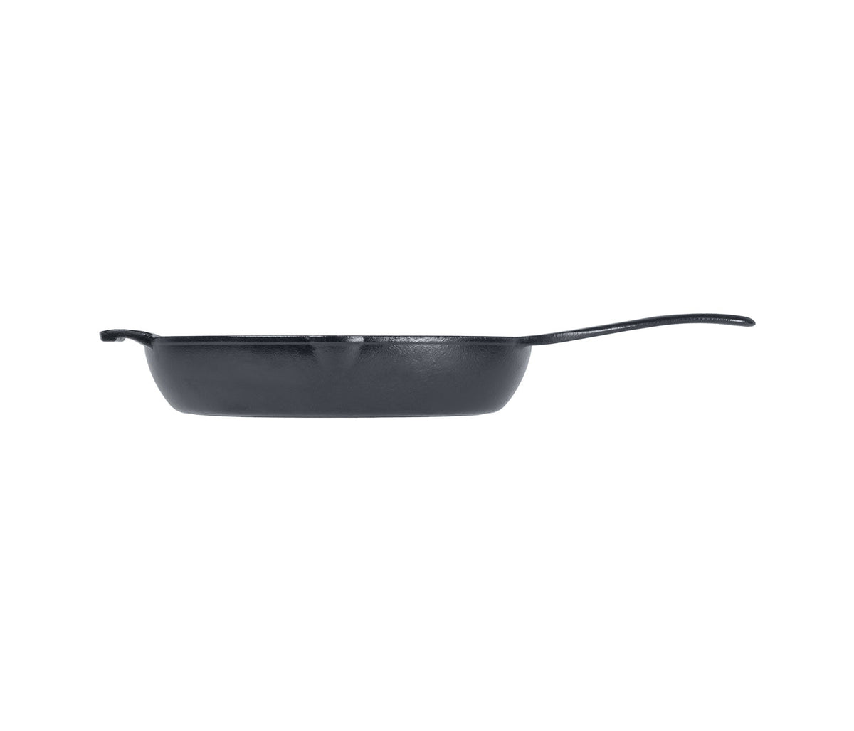 Side profile of skillet.