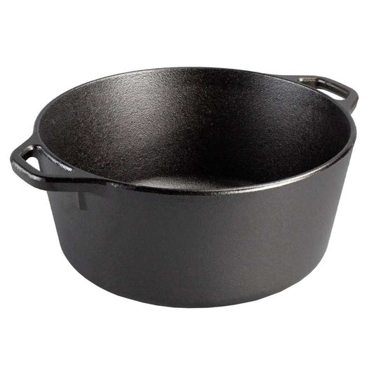 Dutch oven portion of product with 2 loop handles.