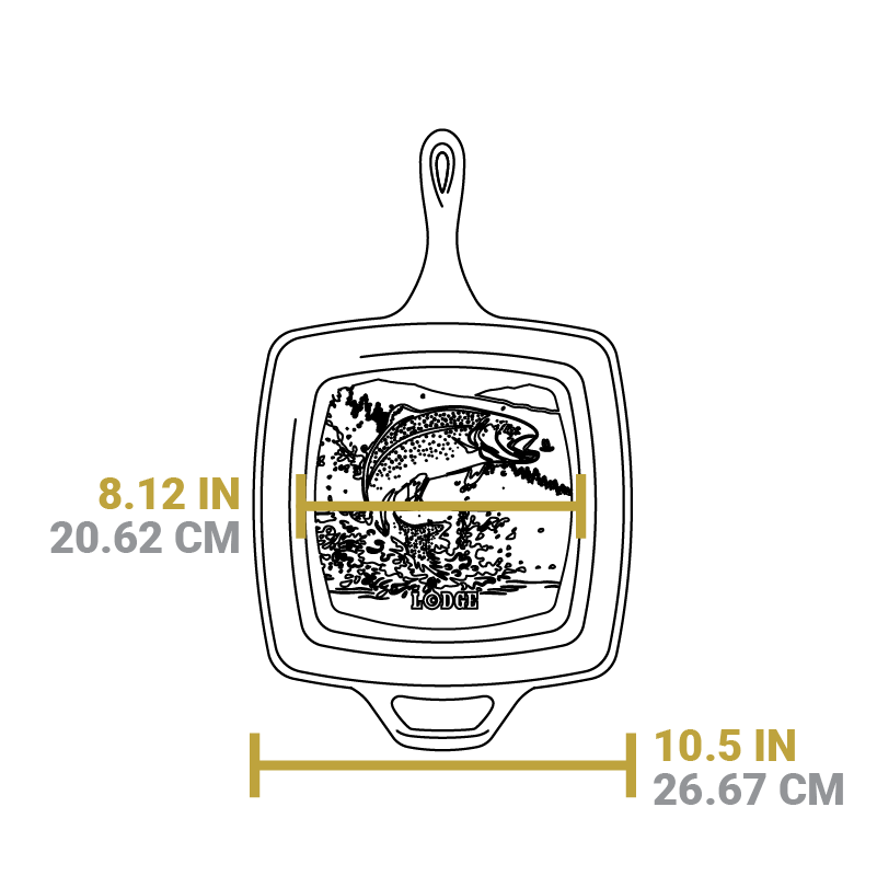 Dimensional drawing of product. Total width is 10.5 inches, width of flat bottom is 8.12 inches.