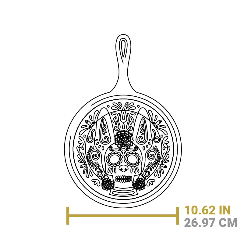 Dimensional drawing of product. Width is 10.62 inches.