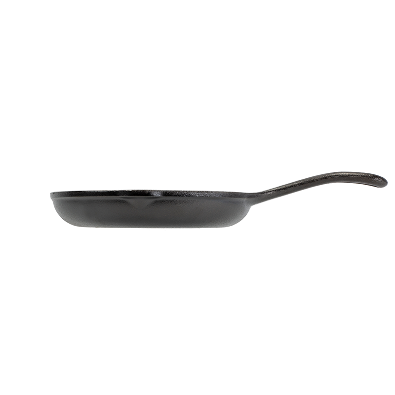 Side profile of skillet.