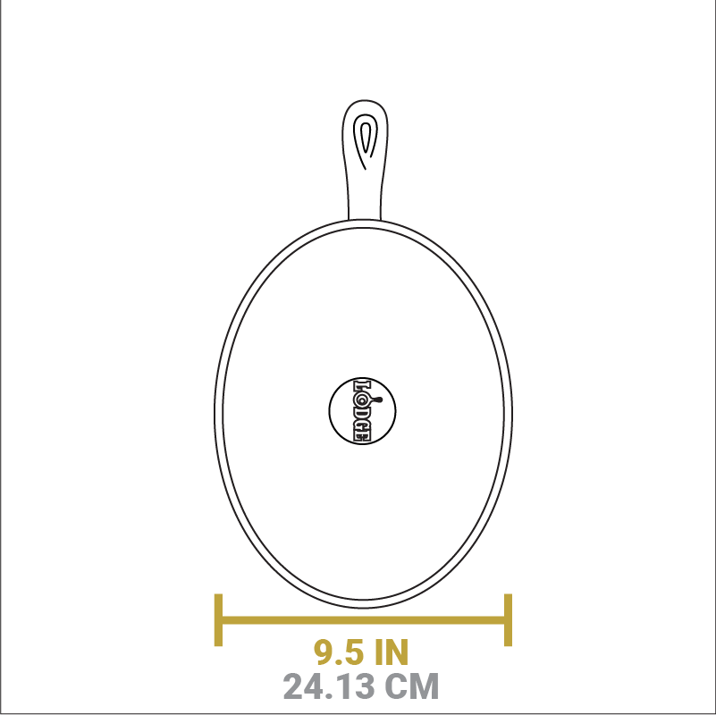 Dimensional drawing of product. Width of underliner is 9.5 inches.