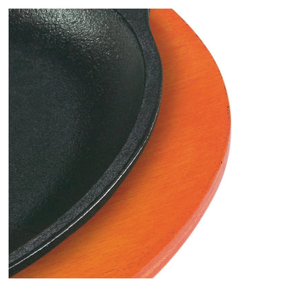 Close up of griddle placed in underliner.