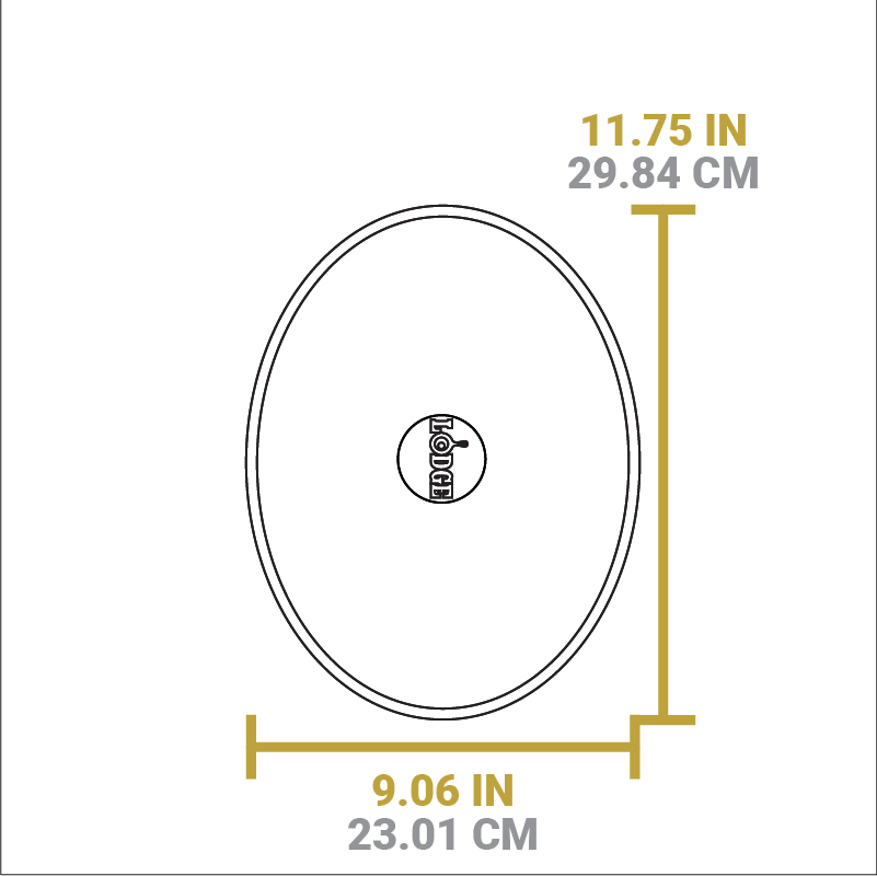 Dimensional drawing of product. Width is 11.75 inches, length is 9.06 inches.