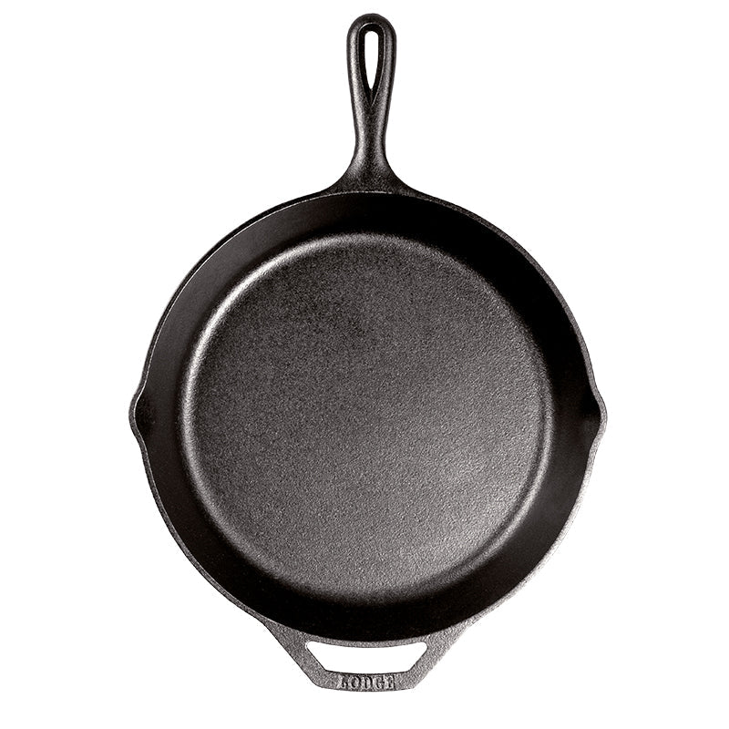 Top view of skillet showing cooking surface.