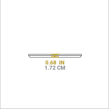 Dimensional drawing of product. Height is 7 inches.